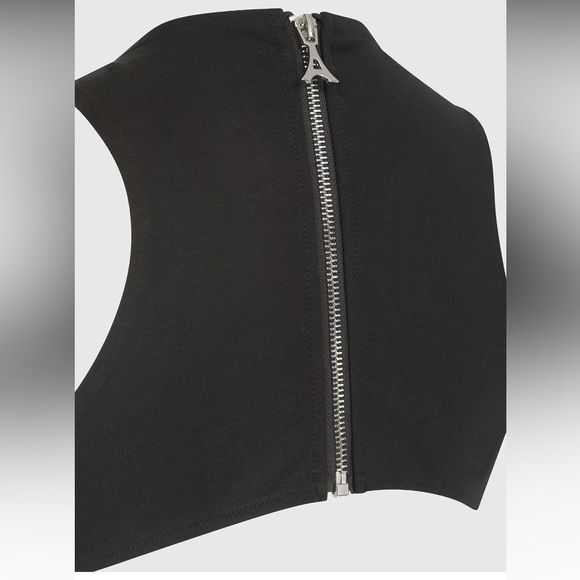 Vegan Leather Corset Lace Up Jumpsuit - Picture 8 of 9